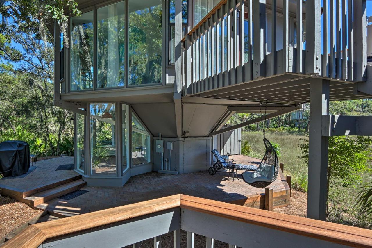 Airy Treehouse With Bikes Walk To Harbour Town! Villa Hilton Head Island Exterior foto