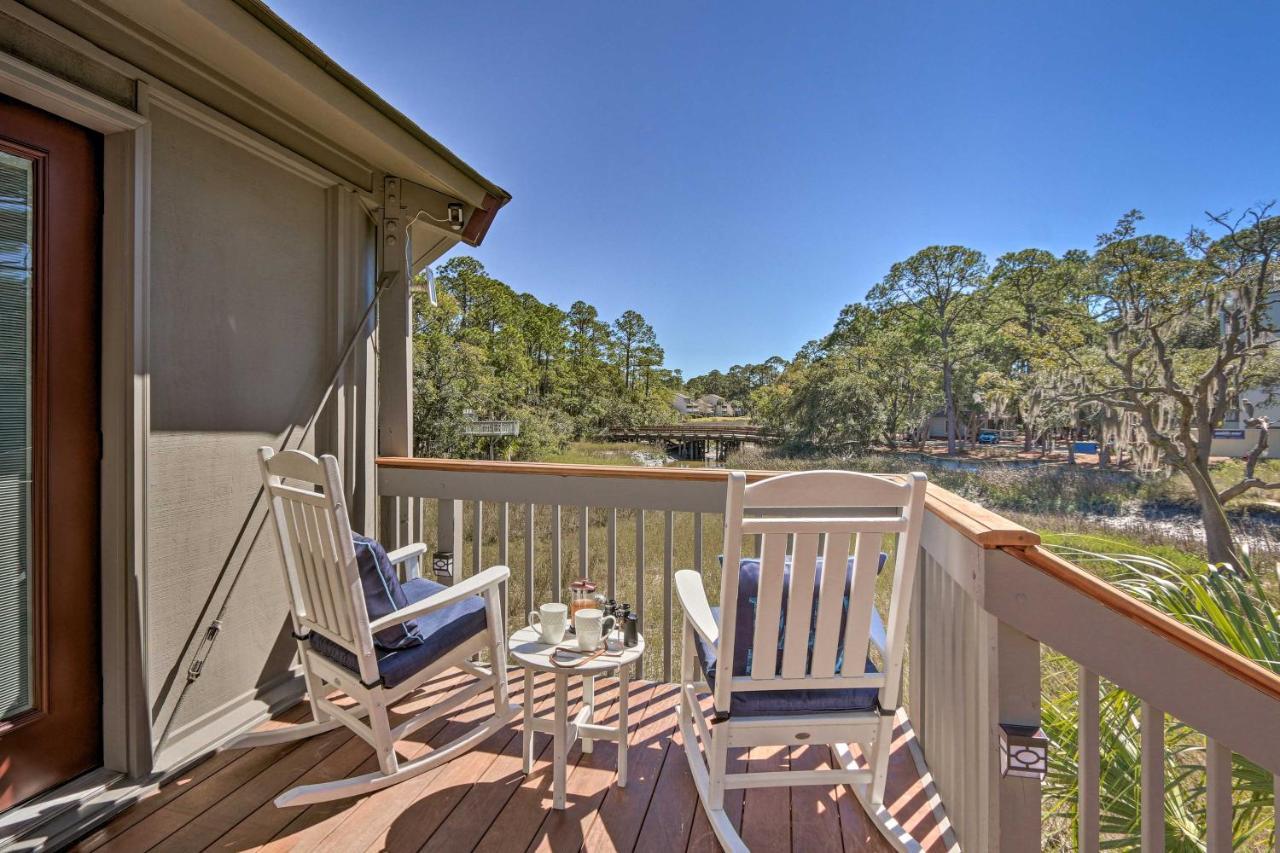 Airy Treehouse With Bikes Walk To Harbour Town! Villa Hilton Head Island Exterior foto