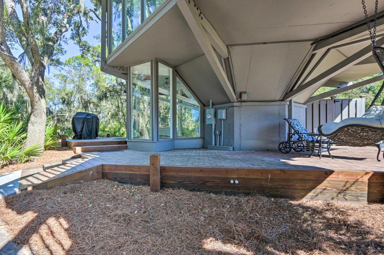 Airy Treehouse With Bikes Walk To Harbour Town! Villa Hilton Head Island Exterior foto