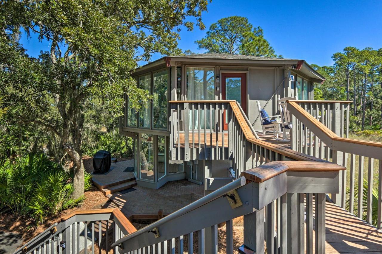 Airy Treehouse With Bikes Walk To Harbour Town! Villa Hilton Head Island Exterior foto